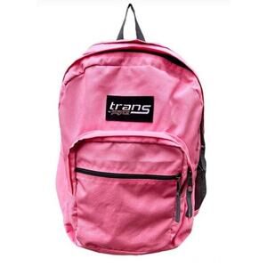 Trans by JanSport 17" Supermax Backpack BUBBLEGUM BARBIE Pink Laptop Sleeve